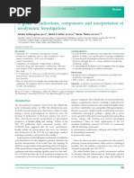 A Guide To Indications, Components and Interpretation of Urodynamic Investigations