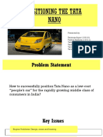 Tata Nano STP For Marketing Class