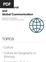 Gned 05 PPT Culture and Intercultural Communication