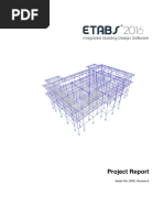 Project Report ETABS