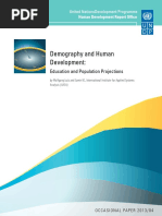 Demography and Human Development