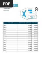 Gantt Chart Template Planio