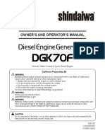 Owner'S and Operator'S Manual: Vertical, Water-Cooled 4-Cycle Diesel Engine