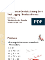 Pendahuluan Geofisika Lubang Bor