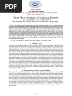 Fuel Flow Analysis of Injector Nozzle: ISO 9001:2008 Certified