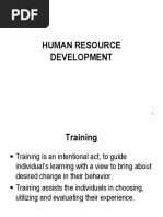 Human Resource Development