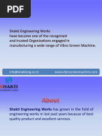 Shakti Engineering Works Have Become One of The Recognized and Trusted Organizations Engaged in Manufacturing A Wide Range of Vibro Screen Machine