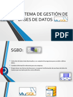 Sistema de Gestión de Bases de Datos Mysql