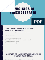 Ejercicios de Kinesioterapia