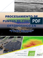 Procesamiento de Puntos de Control y Ortomosaico en Pix4D Mapper