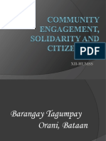 Community Engagement Solidarity and Citizenship