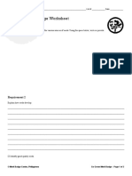 Go Green Merit Badge Worksheet: Requirement 1