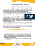 Los Niños Nos Comprometemos Con La Misión: Antes de Continuar en Nuestro Compromiso Misionero Reflexionemos