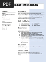 Coolfreecv Resume en 03 N