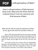 Why Did The Wife Get Jealous of Bata?