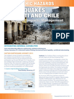 Tectonic Hazards Comparing Responses and Effects of Earthquakes Haiti and Chile