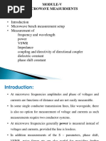 Module-V Microwave Measurments