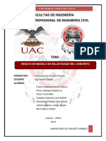 Ensayo de Modulo de Eslaticidad