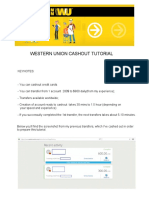 WU Transfer Carding Circle