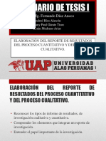 Elaboracion Del Reporte de Resultados Del Proceso Cuantitativo y Cualitativo