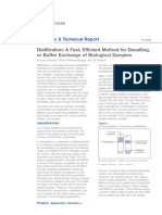 Diafiltration A Fast Efficient Method For Desalting or Buffer Exchange of Biological Samples PDF