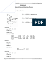 Assignment Subject: Advanced Structure Theory