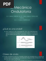 2.1 Características y Tipos de Ondas