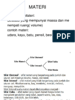 Perubahan Materi