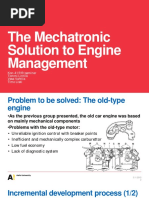 The Mechatronic Solution To Engine Management: Kon-41.5151 Seminar Tommi Lintilä Vesa Vahtila Timo Liski