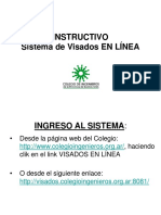 Instructivo Visados en Linea