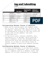 IP Addressing and Subnetting