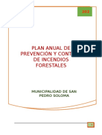 Plan Incendios Forestales 2020