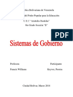 Sistema de Gobierno