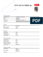 Caracteristicas Interruptor ABB