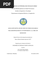 Aplicación Móvil de Escaneo de Código de Barras para Registrar Piezas Automotrices