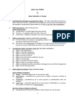 Dean Salvador A. Poquiz: Labor Law Tidbits