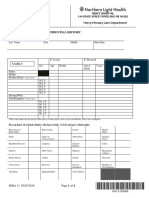 Health History Form