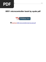 8051 Microcontroller Book by Ayala PDF