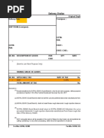 Jobwork Delivery Challan