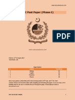 Hec Phase 1 Pastpaper - MDCAT