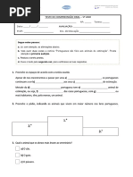 4º Teste Comp. Oral-5º Ano