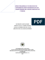 Tesis Final Pensamiento Logico Matematico PDF