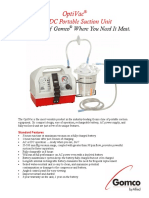 Gomco G180 Brochure Suction Machine Aspirator