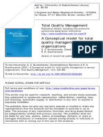 Sureshchandar, G. S., Rajendran, C. & Anantharaman, R. N. (2001) - A Conceptual Model For TQM in Service Organizations. Total Quality Management. 12 (3) - 343-363