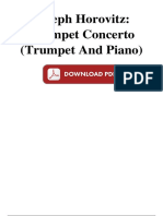 Joseph Horovitz: Trumpet Concerto (Trumpet and Piano)