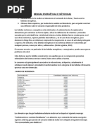 Bebidas Energéticas e Isótonicas