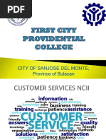 Facilitate PPT On Customer Service