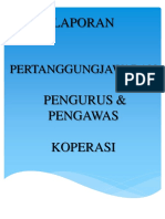 Laporan Pertanggungjawaban Pengurus & Pengawas Koperasi 1