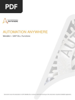 AA SAPAutomation MetaBot DLL Functions EPDF v1.0