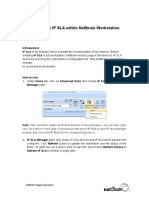 How To Use Ip Sla Within Netbrain Workstation